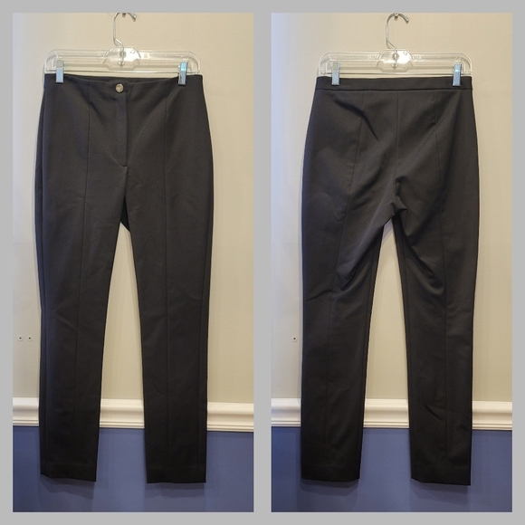Theory Stretch Nylon Clean Cigarette Pant - Sz 4 - Picture 3 of 10